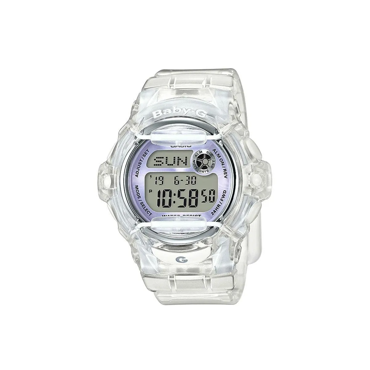 Transparent & Purple - BG169R-7E
