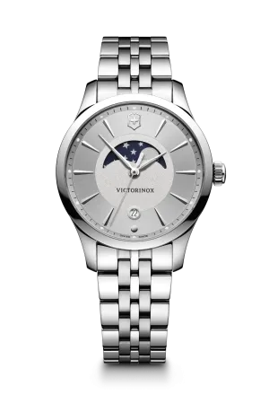 Victorinox Alliance Small Moon Phase Ladies' Silver Watch 241833