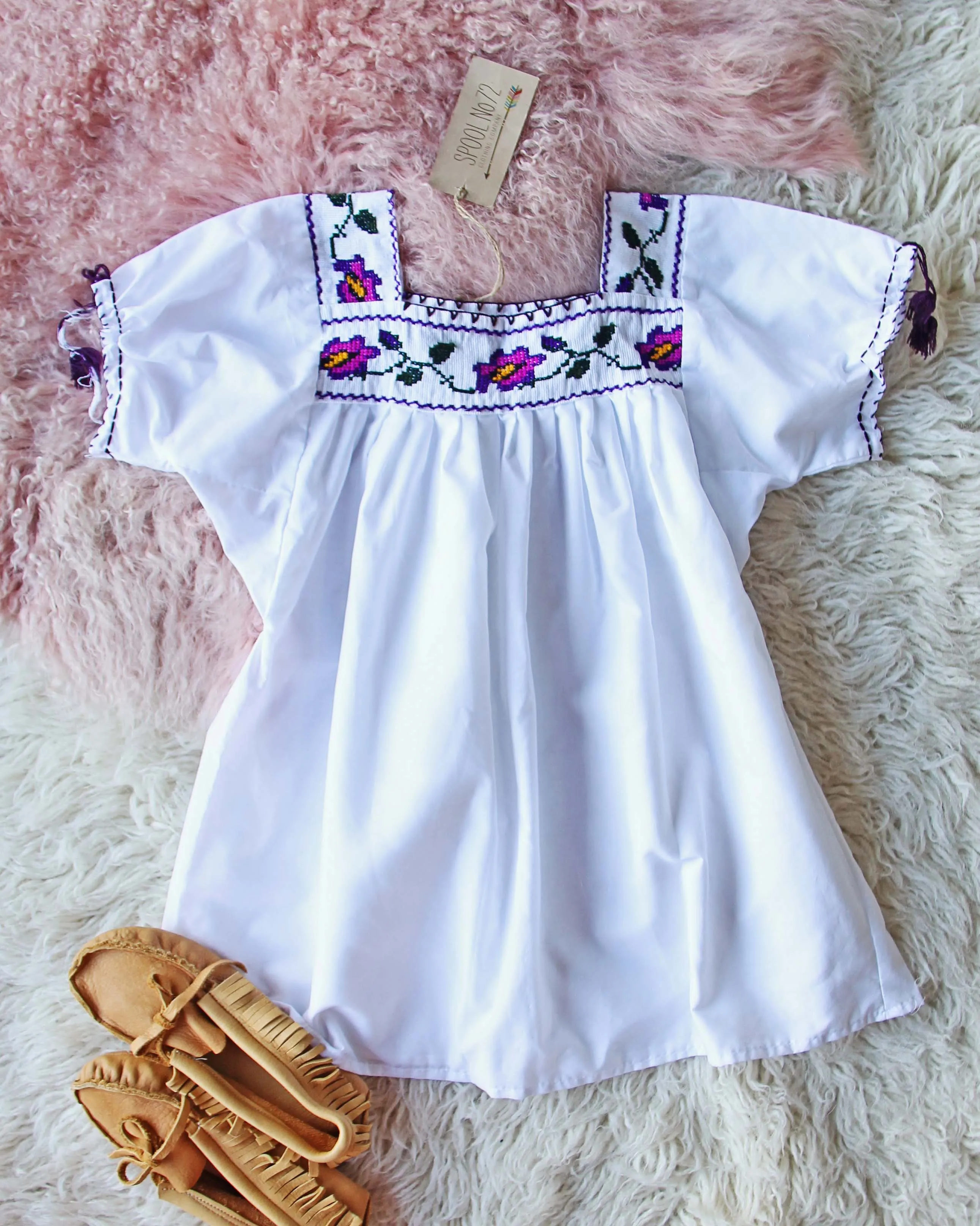Vintage Mexican 70's  Embroidered Top