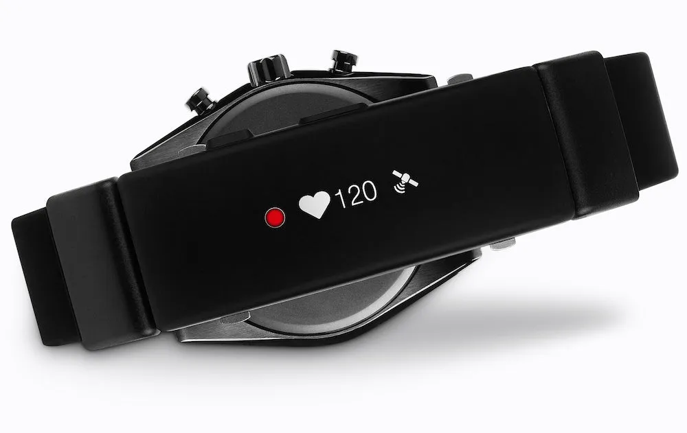 Wena Watch Wrist Active With Black Solar Three Hands Face