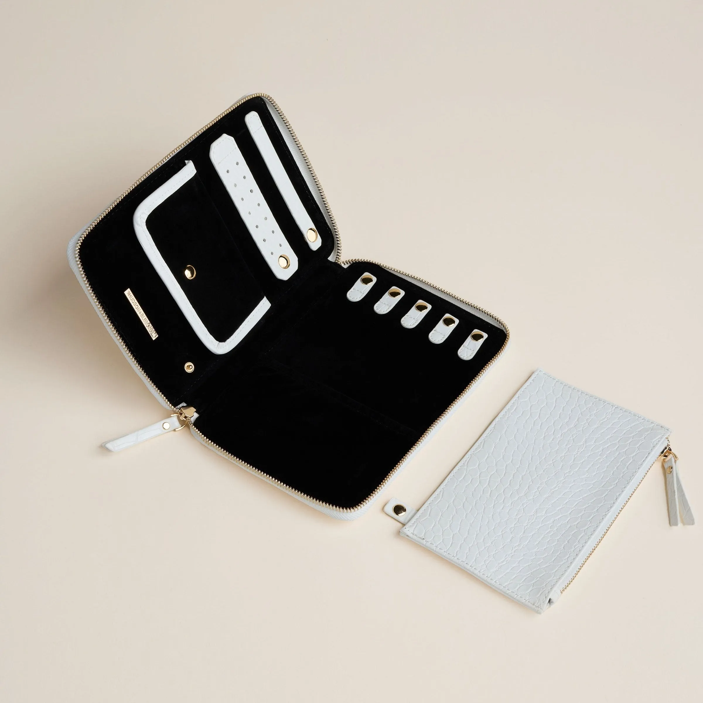White Crocodile Bijoux Jewelry Folio