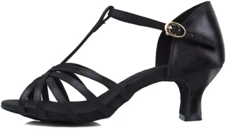 Women's Classic Latin Dance Shoes Ballroom Party Practice Performance Sandals,Model 217