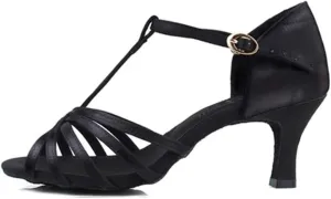 Women's Classic Latin Dance Shoes Ballroom Party Practice Performance Sandals,Model 217