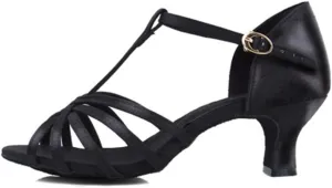 Women's Classic Latin Dance Shoes Ballroom Party Practice Performance Sandals,Model 217