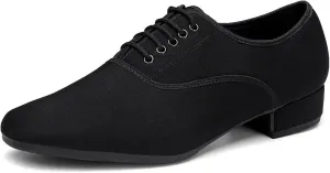 Women's Latin Dance Shoes Men's Jazz Sneaker for Men Professional Black Oxford Upper Latin Salsa Shoe Plus Size Low Heel Tango Ballroom Dance Shoes