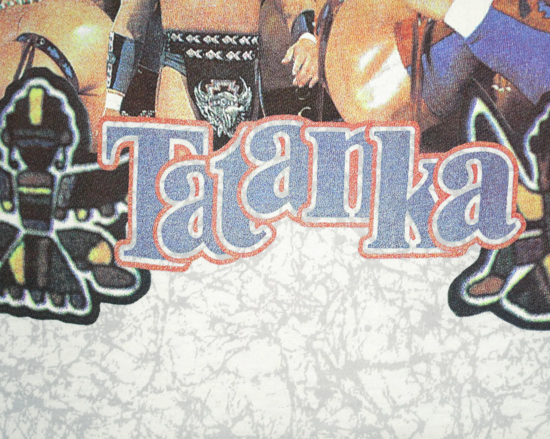 WWF TATANKA "INDIAN SPIRITS" / WM 10 VINTAGE T-SHIRT L