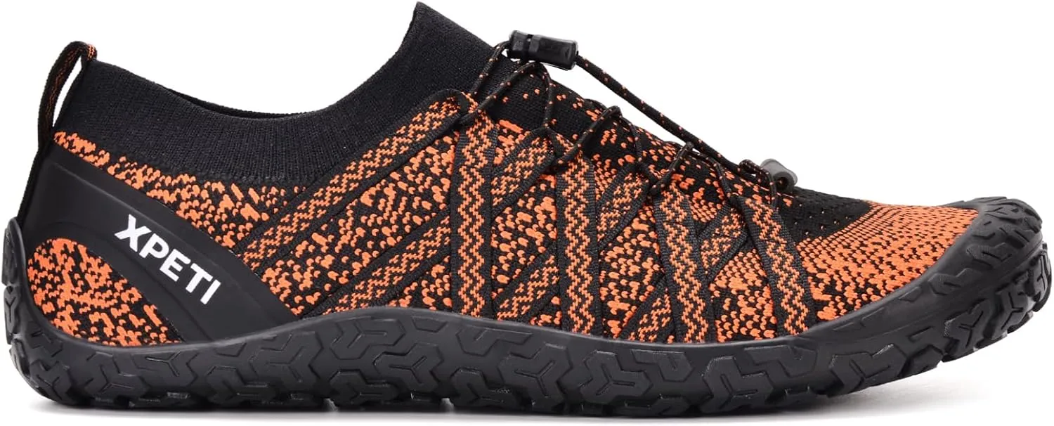 XPETI Mens HYPERFIT Knit Barefoot Shoes