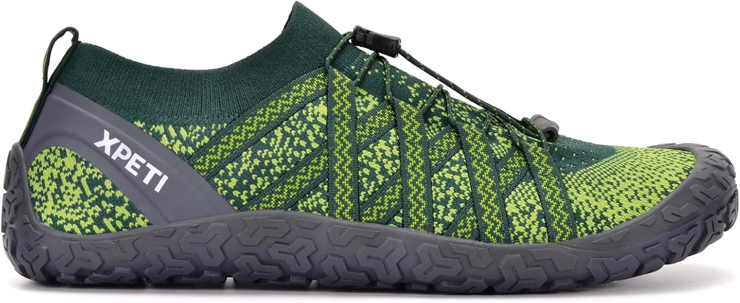 XPETI Mens HYPERFIT Knit Barefoot Shoes