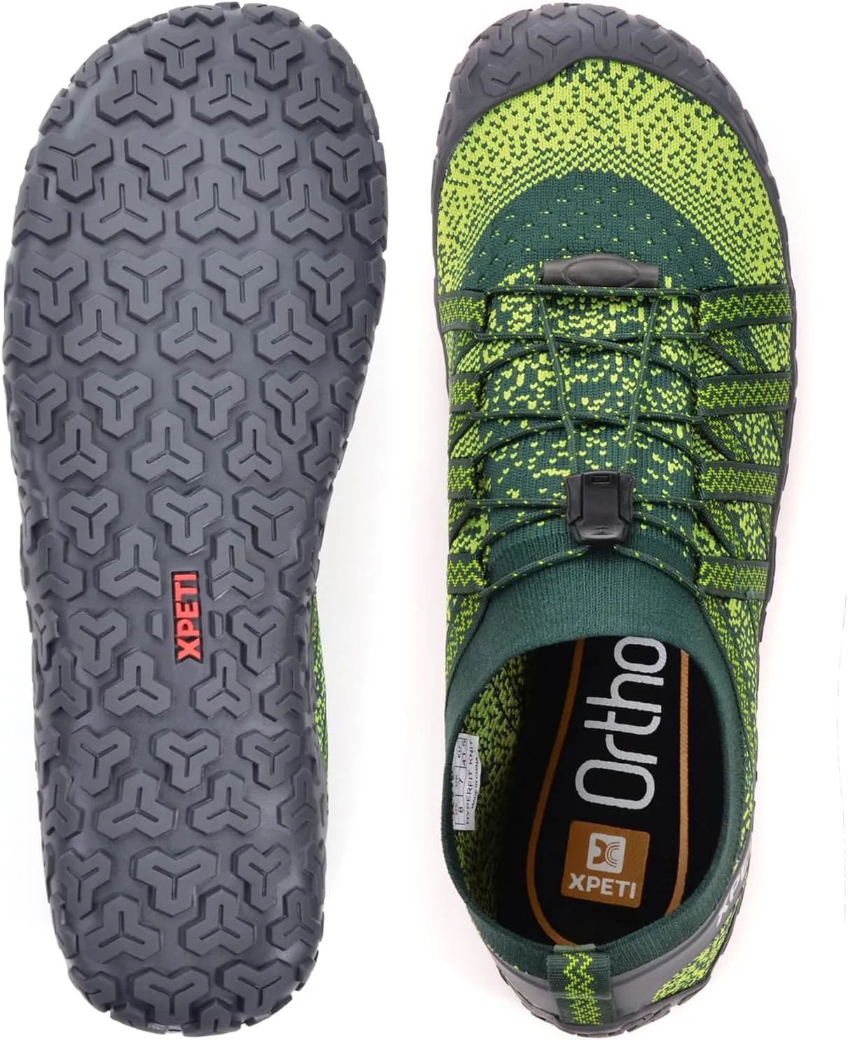 XPETI Mens HYPERFIT Knit Barefoot Shoes