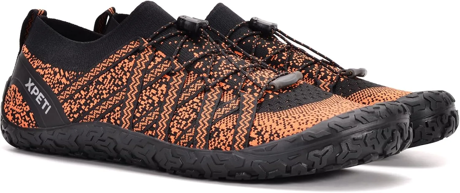 XPETI Mens HYPERFIT Knit Barefoot Shoes