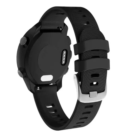 Xtreme Xccessories Waterproof 22mm Silicone Pin Strap for Garmin Forerunner 245, 645, Vivoactive 3, Vivomove, Venu & More Vivomove Style