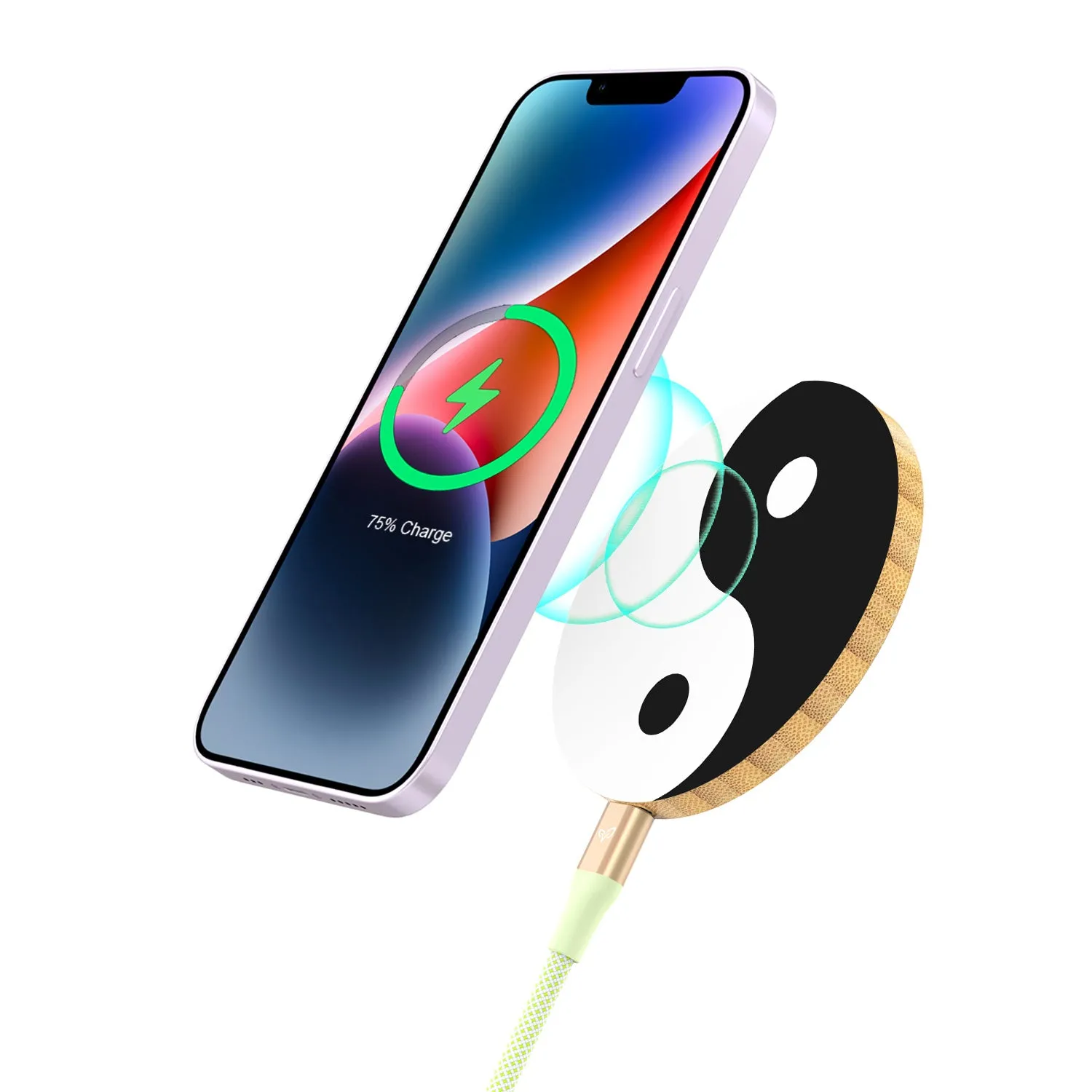 Yin Yang - Bamboo Wireless Charger